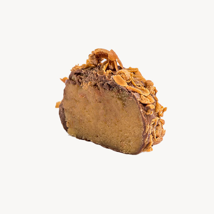 Marzipan with butter caramel